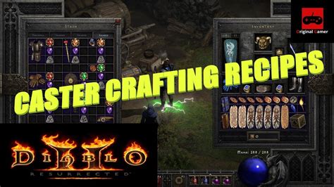 diablo 2 resurrected crafting recipes.